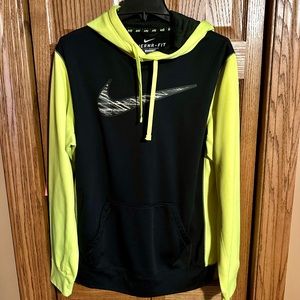 Nike Therma_Fit Neon Green/Yellow Hoodie - Small